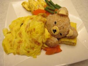 comida+divertida+criança+alimento+culinária+infantil+animada+enfeitada+omelete