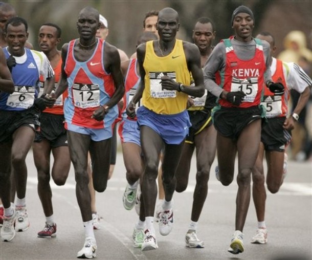 Hailu Negussie, Stephen Biwott, Robert Kipkoech Cheruiyot, Samuel Ndereba